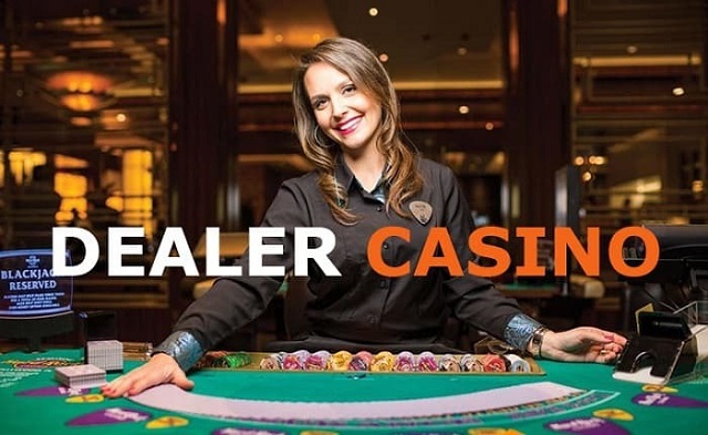 Dealer trong sòng bài casino